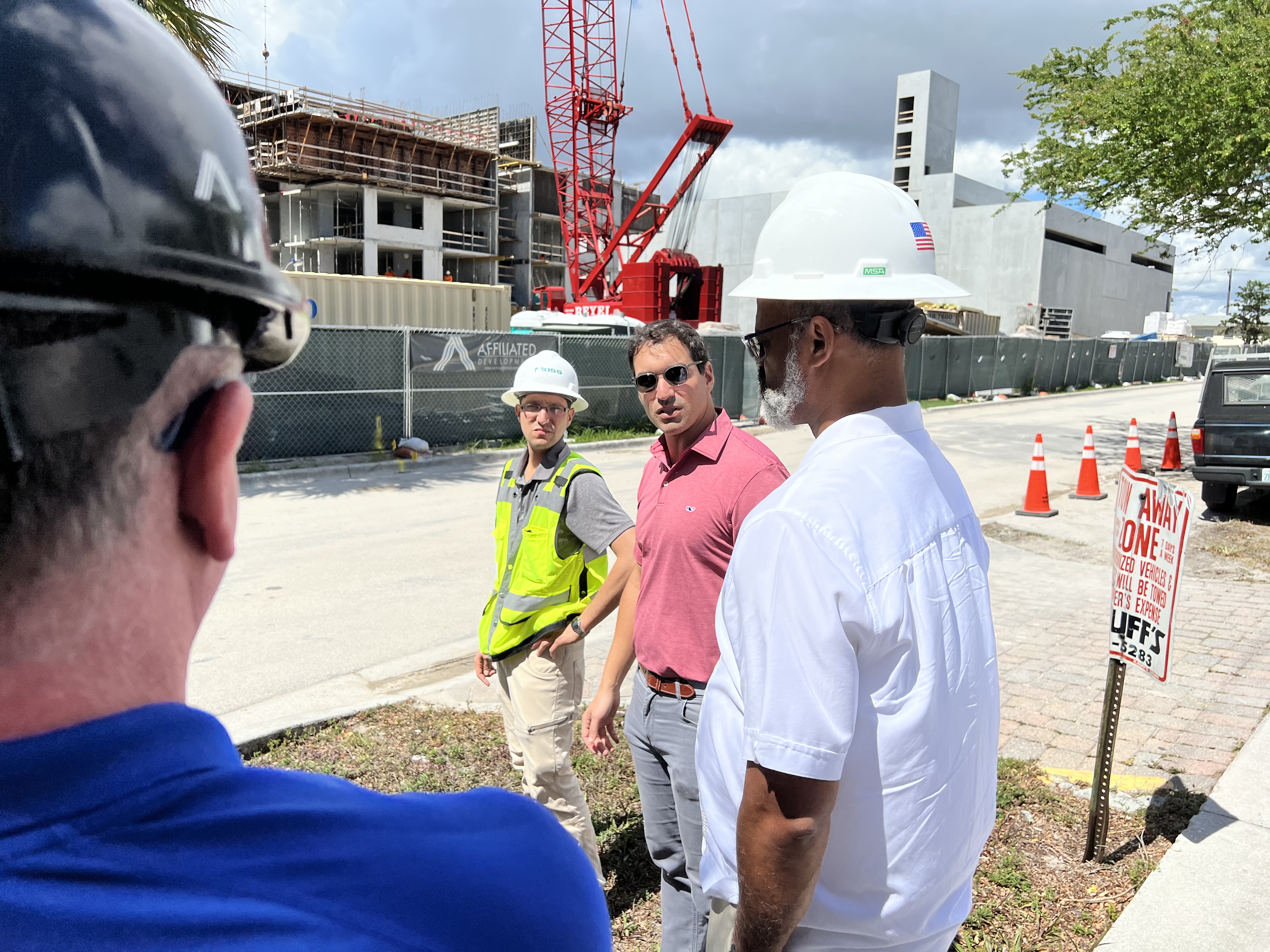 May 13th, 2022: The Board of Trustees toured 'The Grand' in WPB. The Plan has invested in this project which will bring much needed workforce housing to our first responders. The project by Affiliated Development should be complete in March of 2023. Nick Rojo, President of Affiliated led the tour (pictured in red shirt). To learn more please visit: http://affiliateddevelopment.com/properties.