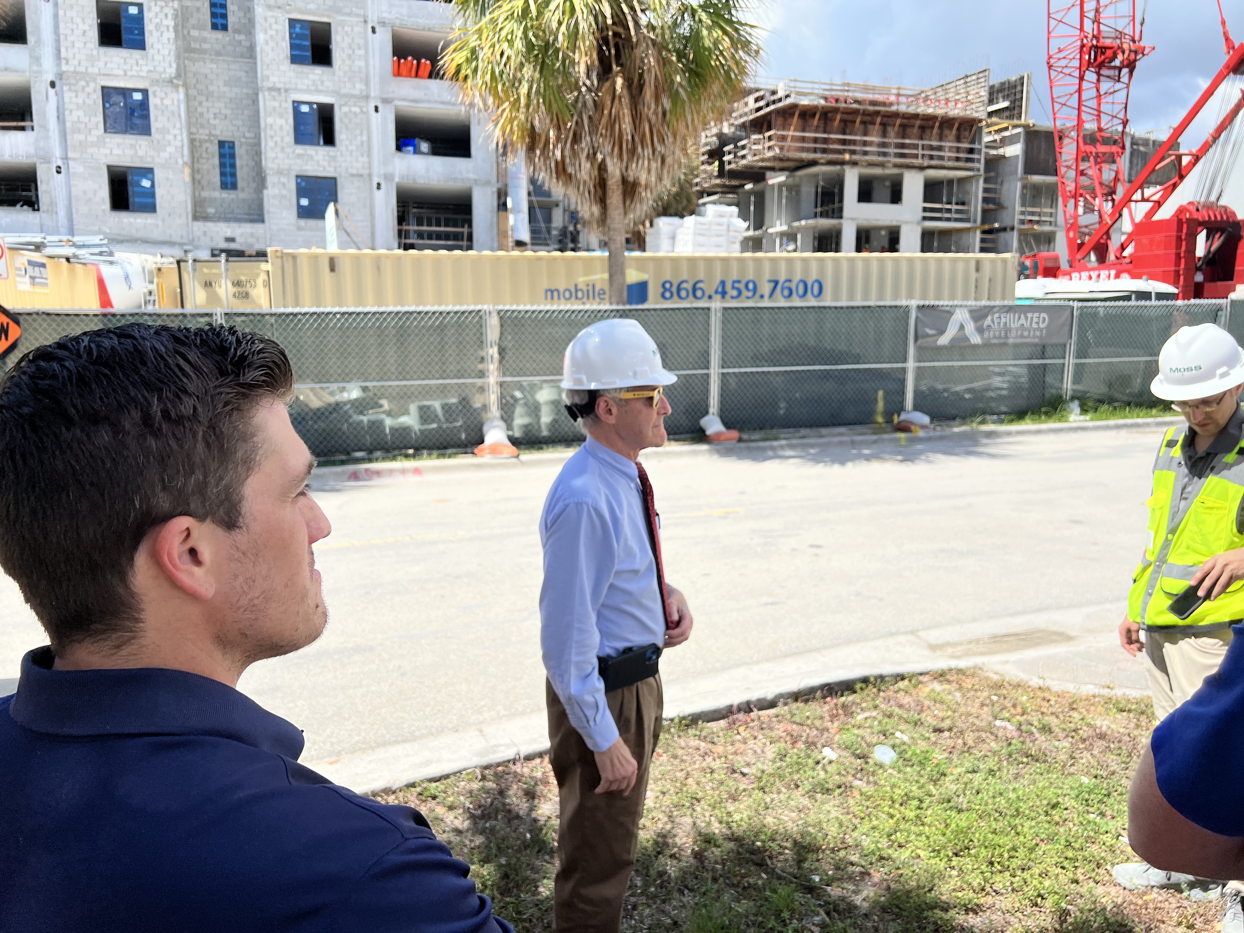 May 13th, 2022: The Board of Trustees toured 'The Grand' in WPB. The Plan has invested in this project which will bring much needed workforce housing to our first responders. The project by Affiliated Development should be complete in March of 2023. Nick Rojo, President of Affiliated led the tour (pictured in red shirt). To learn more please visit: http://affiliateddevelopment.com/properties.