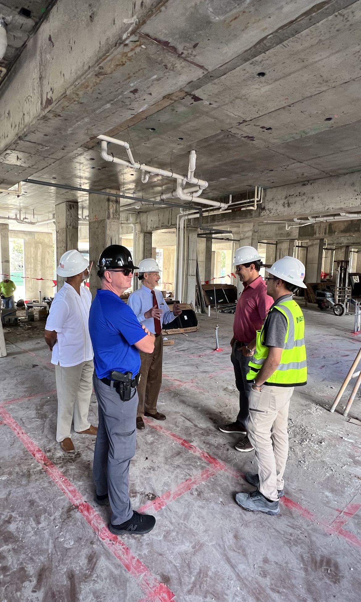 May 13th, 2022: The Board of Trustees toured 'The Grand' in WPB. The Plan has invested in this project which will bring much needed workforce housing to our first responders. The project by Affiliated Development should be complete in March of 2023. Nick Rojo, President of Affiliated led the tour (pictured in red shirt). To learn more please visit: http://affiliateddevelopment.com/properties.