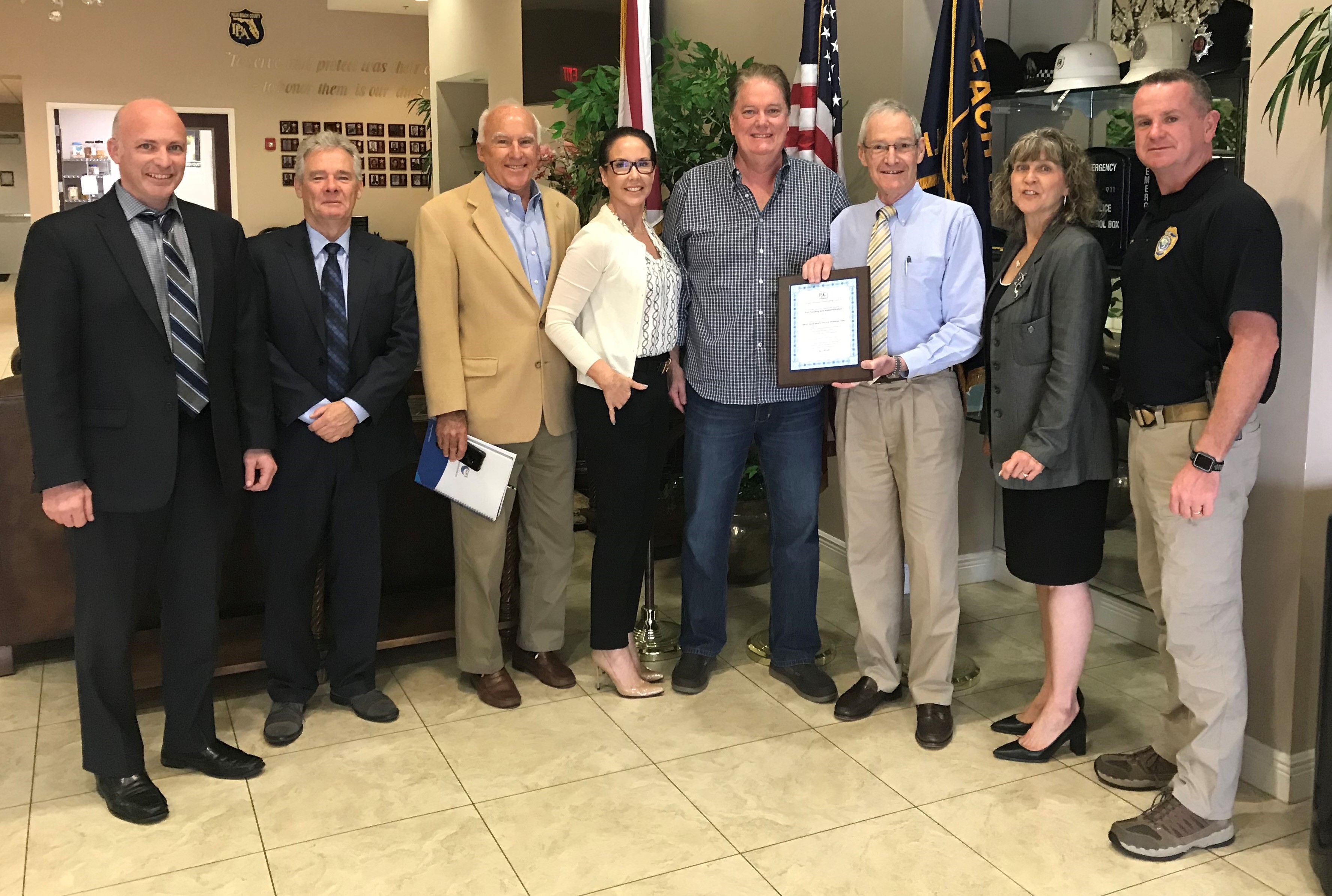 Chairman Jack Frost, was presented the 2018 Public Pension Coordinating Council (PPCC) Award.